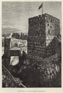 Palestine, The Tower of David or Phasael by European School