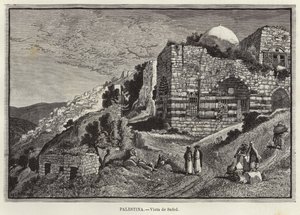 Palestine, View of Safed by European School