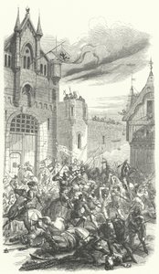 Philip the Good, Duke of Burgundy, Fighting Against an Uprising in Bruges by European School