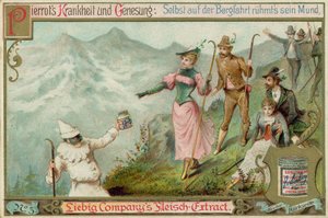 Pierrot in the Mountains by European School