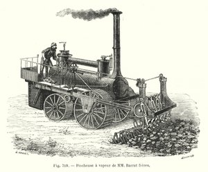 Steam Digger by MM Barrat Brothers (engraving) by European School