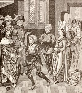 Reception of Gautier-sans-Avoir by the King of Hungary