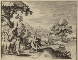 Reconciliation of Jacob and Esau by European School
