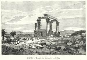 Roman Kiosk of Qertassi, Nubia by European School