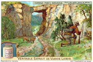 Sandstone Bridge in the White Canyon, Virginia by European School