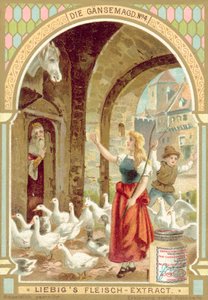 Scene from the Brothers Grimm fairy tale The Goose Girl