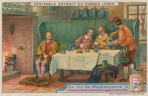 Shakespeare receiving his old friends for the last time