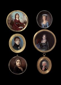 Six miniatures by various artists by European School
