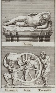 Somnus, Sisyphus, Ixion, Tantalus
