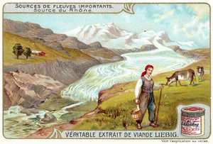 Source of the Rhone by European School
