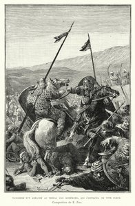 Tangrede Saved from Death by Bohemond, Who Dragged Him with Great Force by European School