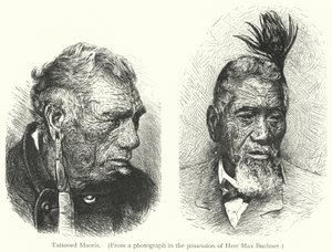 Tattooed Maoris