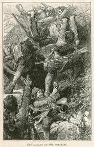 The Assault on the Fortress by European School