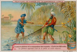 The Fisherman Learns To Fish From The Disguised Caliph by European School
