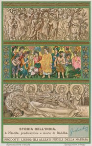 The Birth, Preaching and Death of Buddha