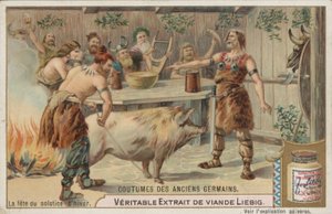 The feast of the winter solstice by European School