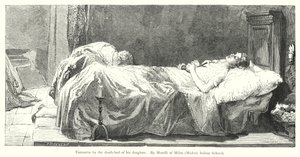 Tintoretto by the death-bed of his daughter by European School