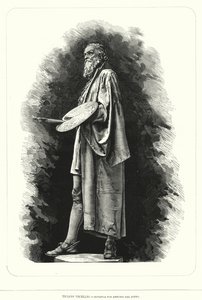 Titian, Italian Renaissance artist, statue by Antonio dal Zotto by European School