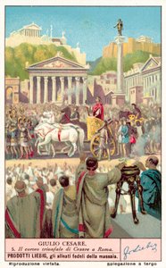 Triumph of Julius Caesar by European School