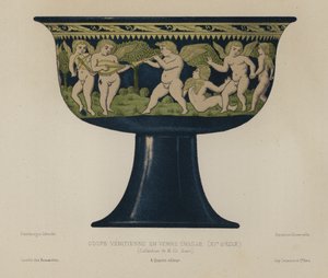 Venetian Enamelled Glass Cup