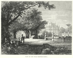 View of the Villa Pamphili-Doria