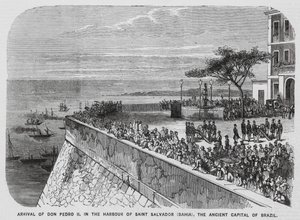 Visit of Emperor Pedro II of Brazil to Salvador, Bahia by European School