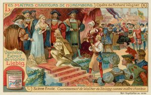 Walther is crowned the winner and becomes a Meistersinger