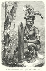 Warrior of Solomon Islands by European School