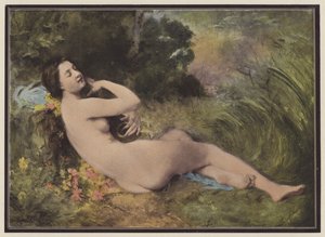Woman with a Musical Instrument by European School