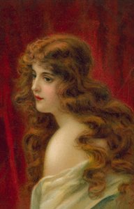Woman with Long Red Hair