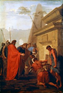 Darius the Great Opening the Tomb of Nitocris, 17th century