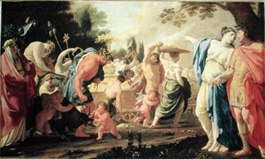 Poliphilus at the Triumph of Bacchus, 1637-38