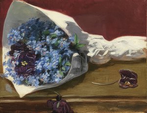 Bouquet of Flowers. c1874 by Eva Gonzalès