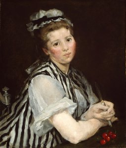 Girl with Cherries, c. 1870
