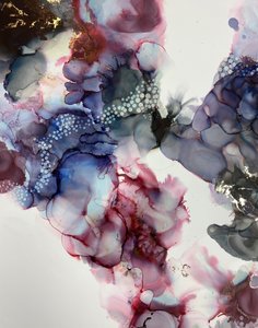 Ethereal Fluid Bloom by Eva Vig