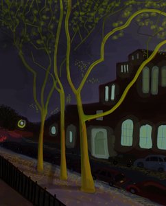 11th Street At Night by Evan Sklar