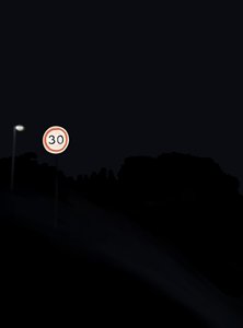 Driving The Road At Night #1 Brooklyn
