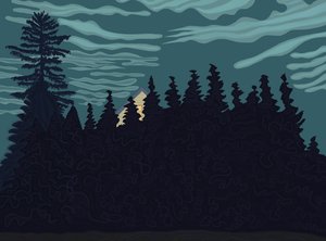 House and Hedgerow