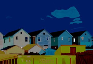 Houses In Queens by Evan Sklar