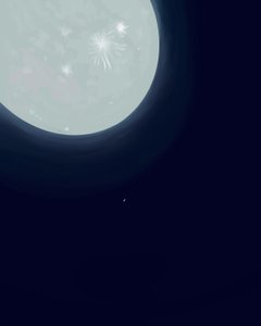 Moon and Saturn, c.2020-24