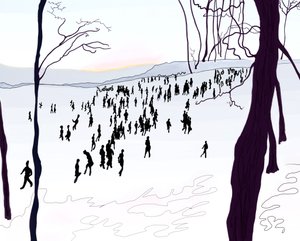 Prospect Park, Winter by Evan Sklar