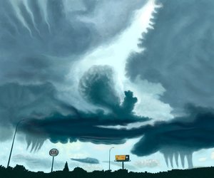 Clouds on Highway by Evan Sklar