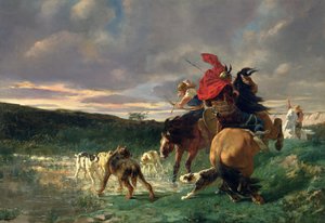 Merovingians Attacking a Wild Dog