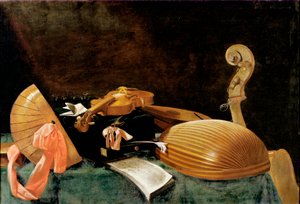 Still Life with Musical Instruments