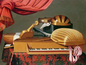 Still Life with Musical Instruments