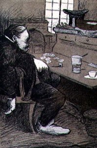 Work (Le Travail) engraved by J.G.R. from 