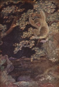 Lacquer Drawing on Paper by Zeshin by Shibata Zeshin