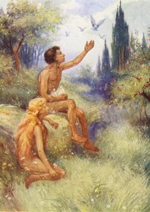 Adam and Eve by Evelyn Stuart Hardy