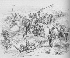 Charge of the 16th Uhlans by Evelyn Stuart Hardy