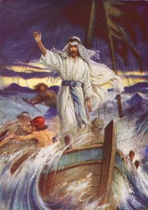 Jesus stilling the storm by Evelyn Stuart Hardy